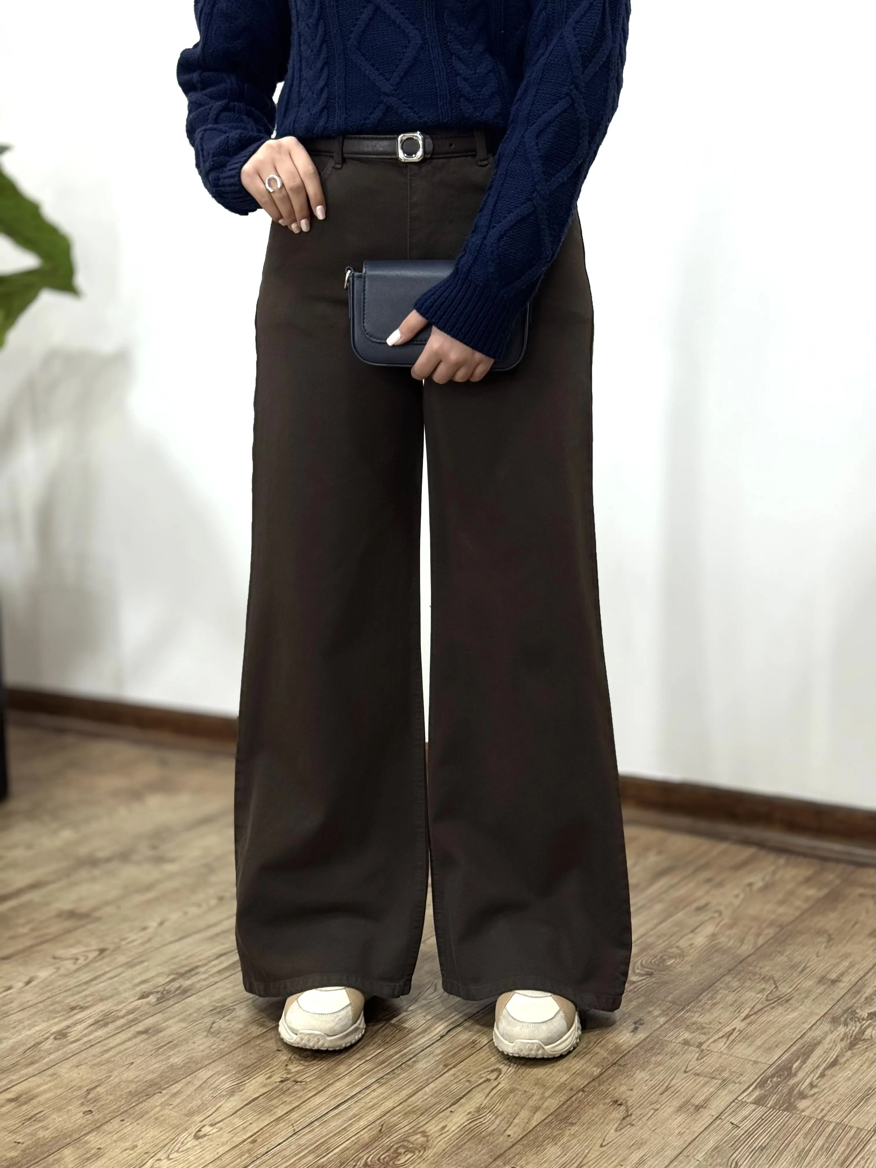 شلوار کتان بگ مورین